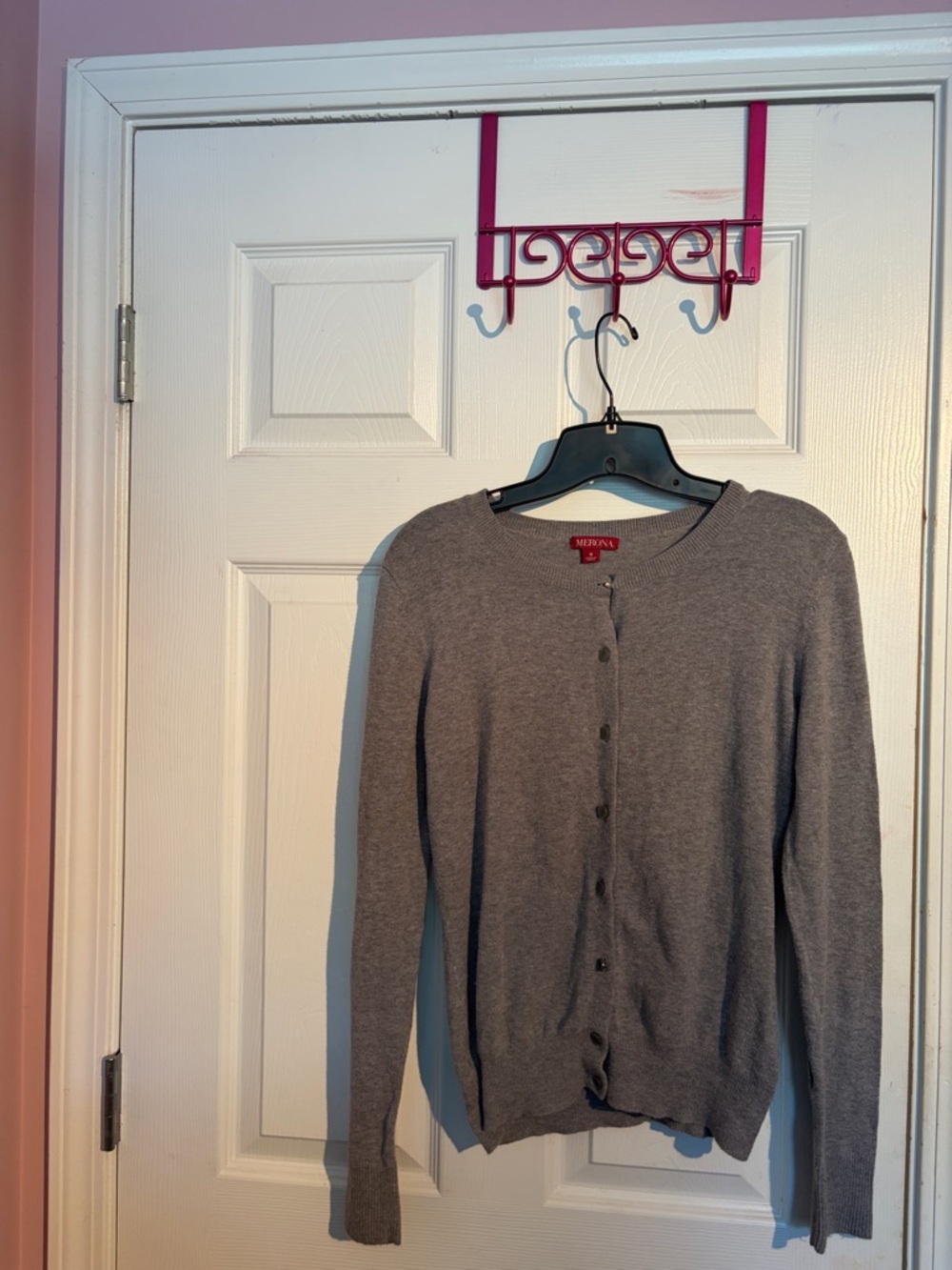 Small  Grey Merona long sleeve  Cardigan